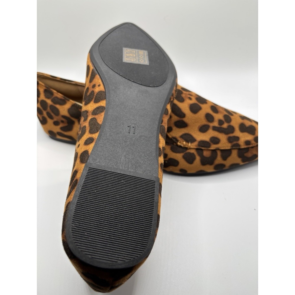 MUSSHOE Loafers  Women Comfortable Pointed Toe Slip-ons Flats  Leopard 11 - Picture 5 of 8
